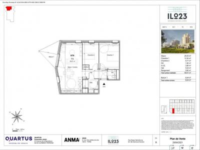 Image d'un location appartement clermont-ferrand 3 pièces 59 m2 puy de dome (63000) - 720 € / mois à 720€ à clermont-ferrand (63000)