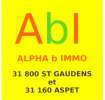 votre agent immobilier Agence ALPHA B IMMO (SAINT GAUDENS 31800)