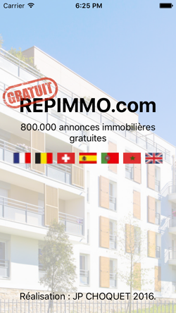 application iphone de petites annonces immobilires