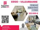 Vente Appartement Villeurbanne 69100 3 pieces 60 m2