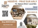 Vente Appartement Megeve  74120 3 pieces 59 m2