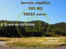 Vente Terrain Aubignosc  04200 585 m2