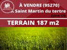 Vente Terrain Viarmes  95270 187 m2