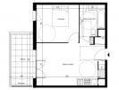 Location Appartement Cluses  74300 2 pieces 40 m2