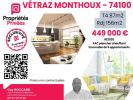 Vente Appartement Vetraz-monthoux  74100 4 pieces 87 m2