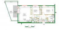 Location Appartement Sennecey-les-dijon  21800 3 pieces 62 m2