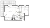 Location Appartement Cluses 74300 3 pieces 59 m2