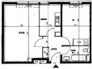 Location Appartement Nantes  44100 2 pieces 47 m2