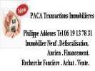 votre agent immobilier PACA TRANSACTIONS IMMOBILIERES