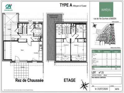 Vente Maison 3 pièces BADEN 56870