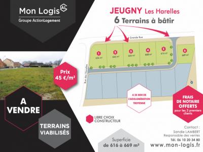 For sale Land JEUGNY  10