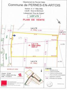 For sale Land PERNES  62