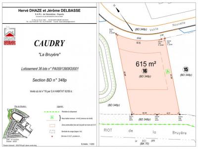 Vente Terrain CAUDRY 59540