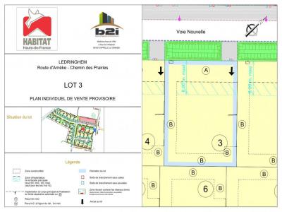 Vente Terrain LEDRINGHEM 59470