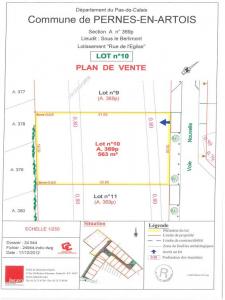 Vente Terrain PERNES  62