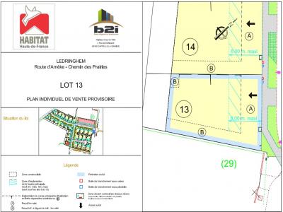 Vente Terrain LEDRINGHEM  59