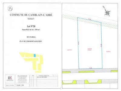 Vente Terrain CAMBLAIN-L'ABBE  62