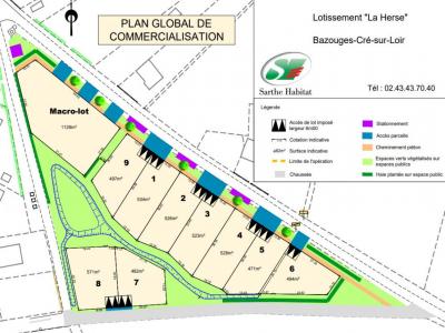 Vente Terrain BAZOUGES-SUR-LE-LOIR 72200