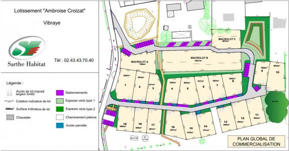 Vente Terrain VIBRAYE 72320