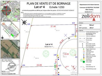 Vente Terrain ROUFFIAC-TOLOSAN 31180