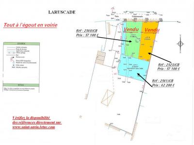 Vente Terrain LARUSCADE 33620