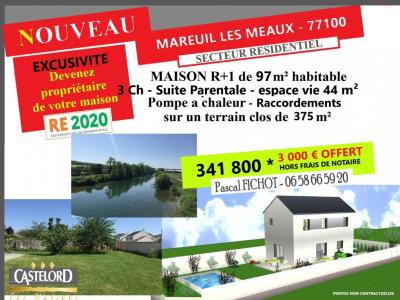 Vente Maison 4 pices MAREUIL-LES-MEAUX 77100