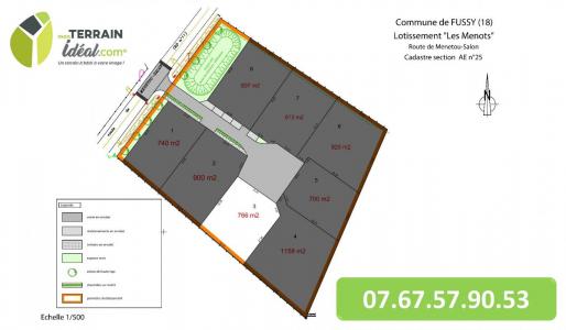 Vente Terrain FUSSY 18110