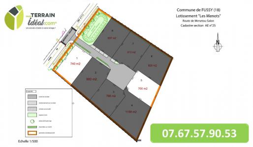 Vente Terrain FUSSY 18110