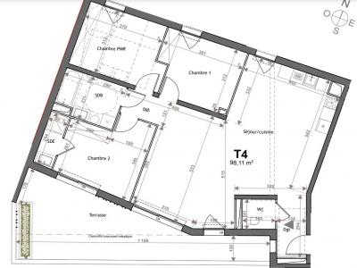 Vente Appartement 4 pièces MONTPELLIER 34090