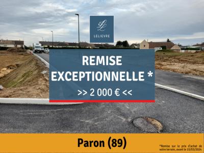 Vente Terrain PARON 89100