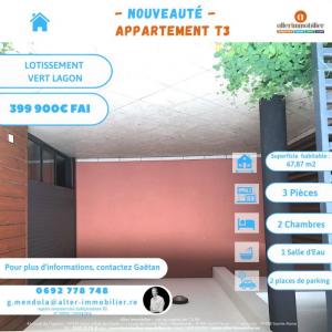 Vente Appartement 3 pices SALINE-DES-BAINS 97434