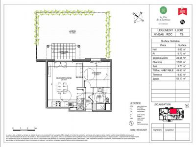 Vente Appartement 2 pices LONGUENESSE 62219