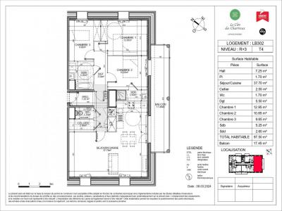 Vente Appartement 4 pièces LONGUENESSE 62219