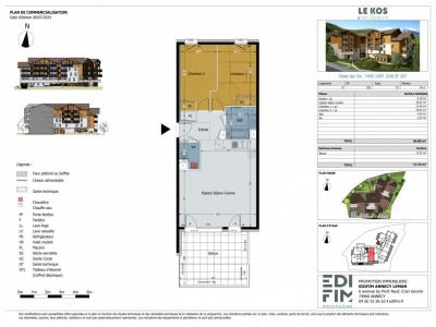 Vente Appartement 3 pièces SAINT-JEAN-DE-SIXT 74450