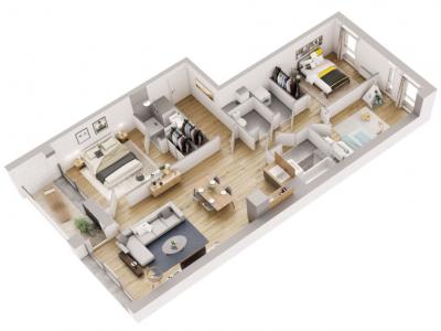 Vente Appartement 4 pièces MARCQ-EN-BAROEUL 59700