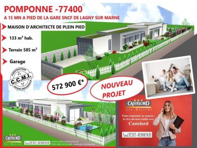 Vente Maison 3 pièces LAGNY-SUR-MARNE 77400