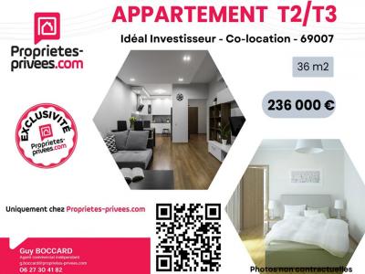 Vente Appartement 3 pièces LYON-7EME-ARRONDISSEMENT 69007