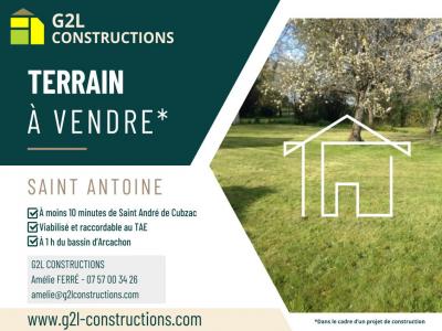 photo For sale Land SAINT-ANTOINE 33