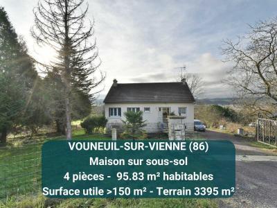 Vente Maison 4 pièces VOUNEUIL-SUR-VIENNE 86210