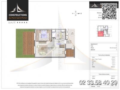 Vente Appartement 2 pièces GRANVILLE 50400