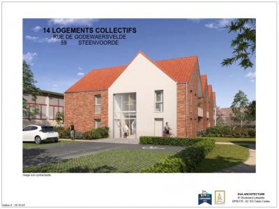 Vente Appartement 3 pièces STEENVOORDE 59114