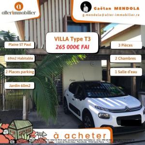 Vente Maison 3 pièces BOIS-DE-NEFLES-SAINT-PAUL 97411