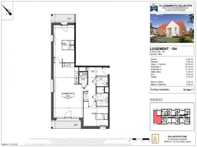 Vente Appartement 3 pièces STEENVOORDE 59114