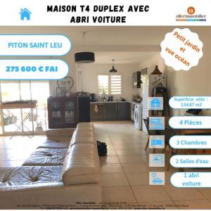 Vente Maison 4 pièces SAINT-LEU 97424