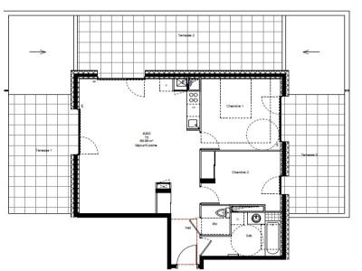 Location Appartement 3 pièces GRENOBLE 38100