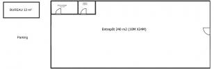 Acheter Loft/Atelier 250 m2 Creon
