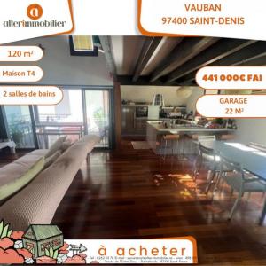 Vente Maison 4 pièces SAINT-DENIS 97400