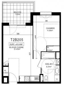 Location Appartement 2 pièces CLERMONT-FERRAND 63000