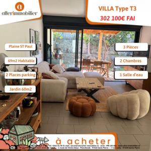 Vente Maison 3 pièces BOIS-DE-NEFLES-SAINT-PAUL 97411