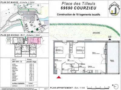 Location Appartement 3 pièces COURZIEU 69690